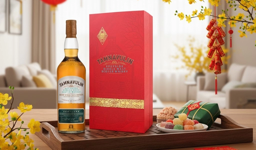 Tamnavulin White Wine Cask Hộp Quà Tết 2026