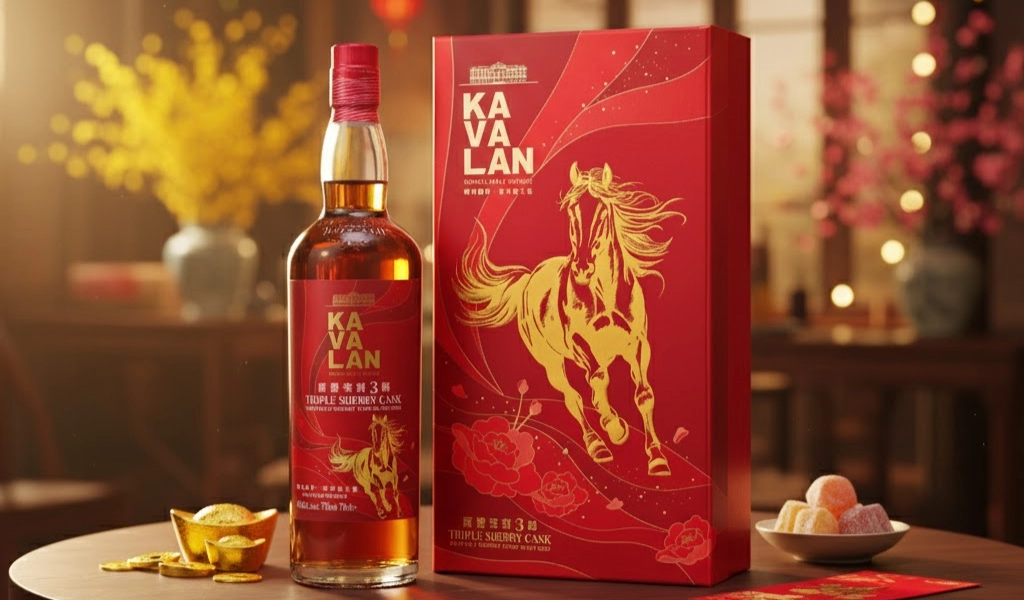 Kavalan Triple Sherry Cask Year of The Horse Hộp Quà Tết 2026
