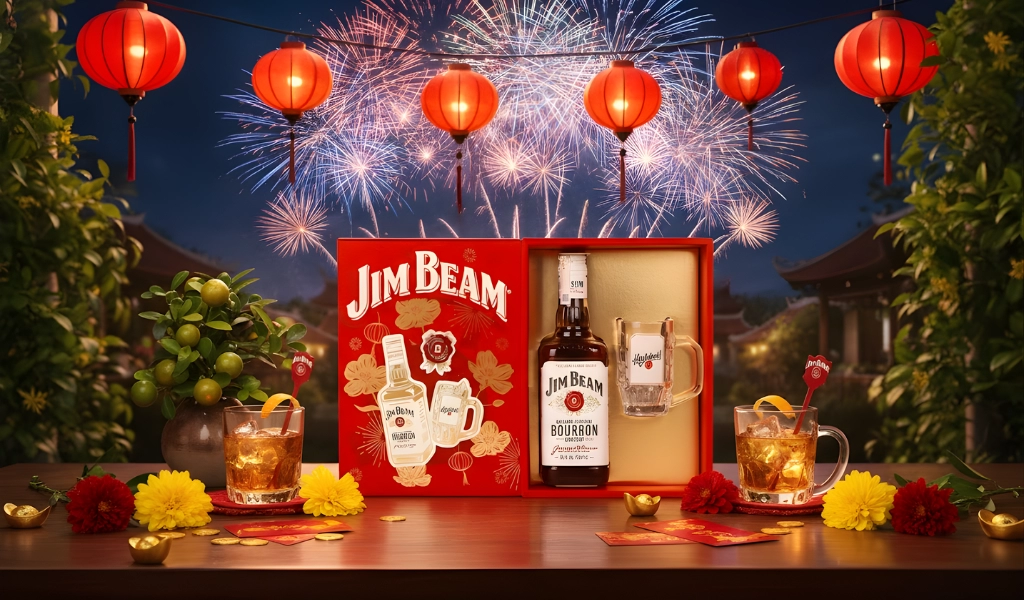 Jim Beam Hộp Quà Tết 2026 Giá Trị