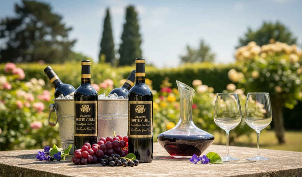 Rượu Vang Đỏ Pháp Chateau Trotte Vieille Premier Grand Cru Classe 2020