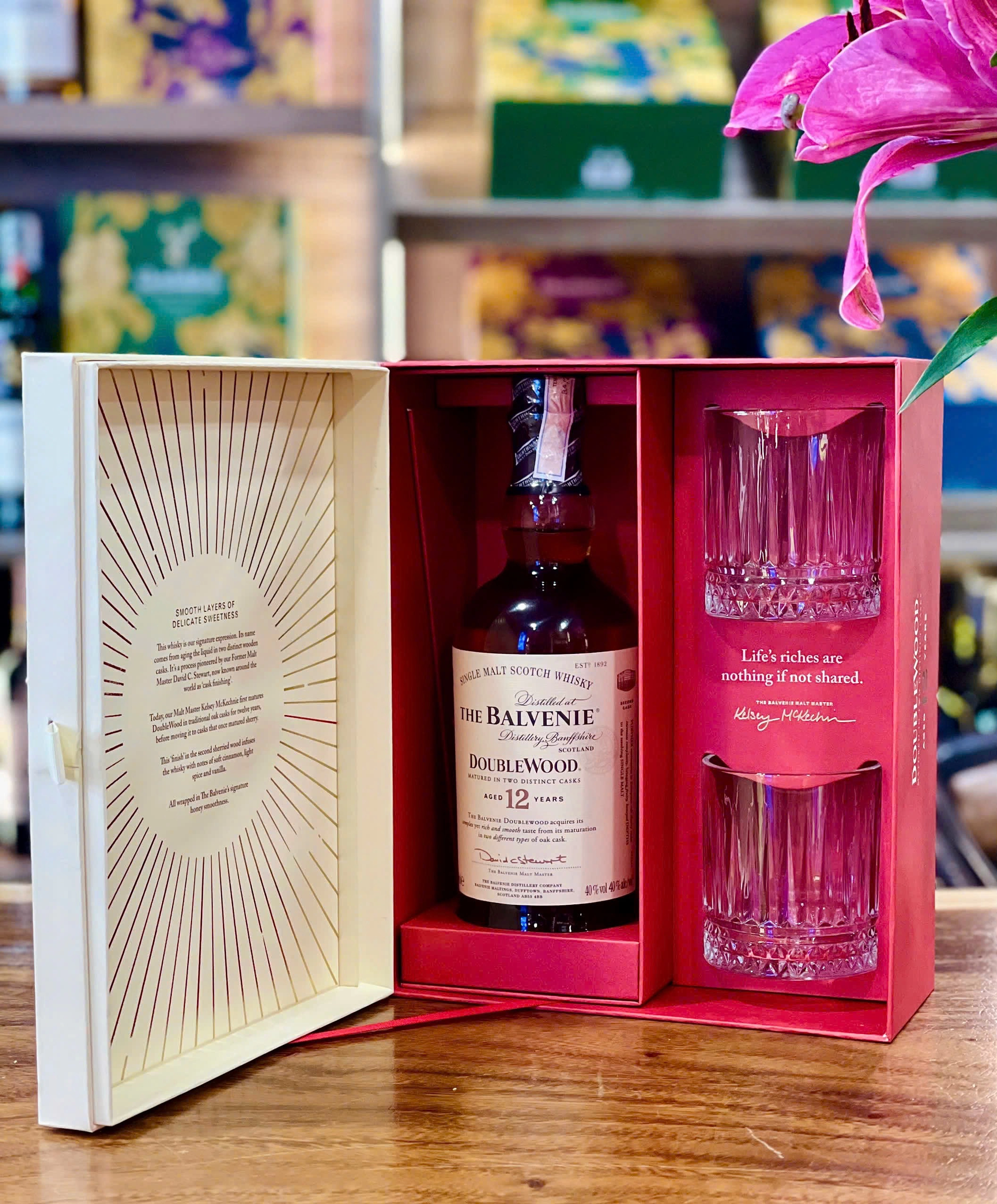 Balvenie 12 Year Old Double Wood Hộp Quà Tết 2026 Lý Tưởng