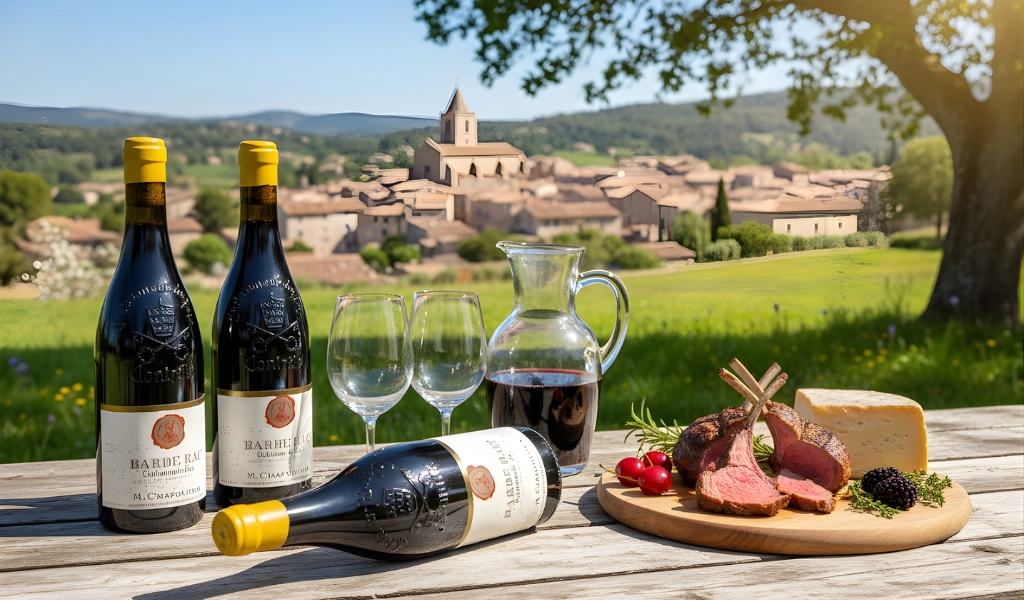 M.Chapoutier Chateauneuf du Pape Barbe Rac Bio 2008 Cân Bằng