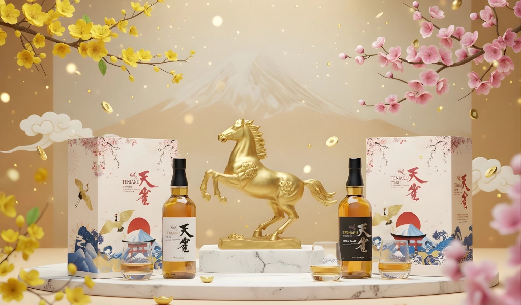 Quà Tặng Rượu Tết 2026: Vẻ Đẹp Của Thiết Kế Hộp Quà Tenjaku