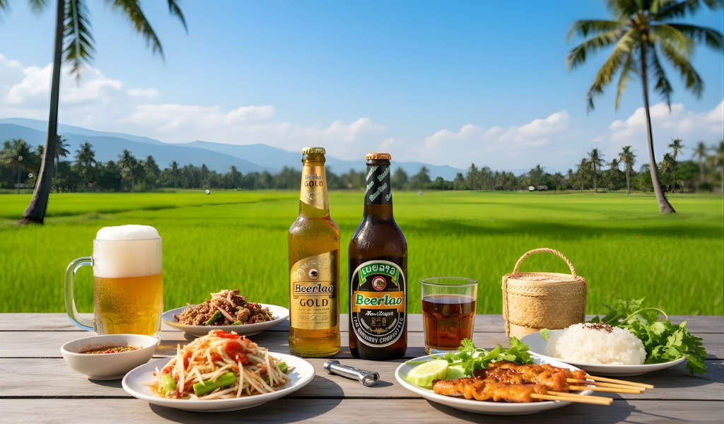 Bia Lào Beerlao Sảng Khoái