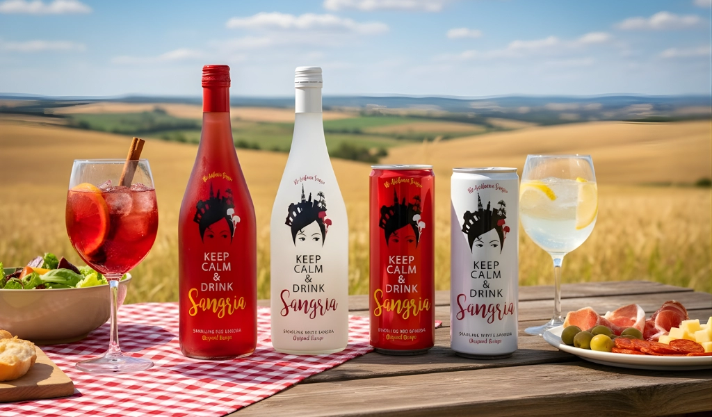 Nước Trái Cây Lên Men Tây Ban Nha Sangria Tươi Mới