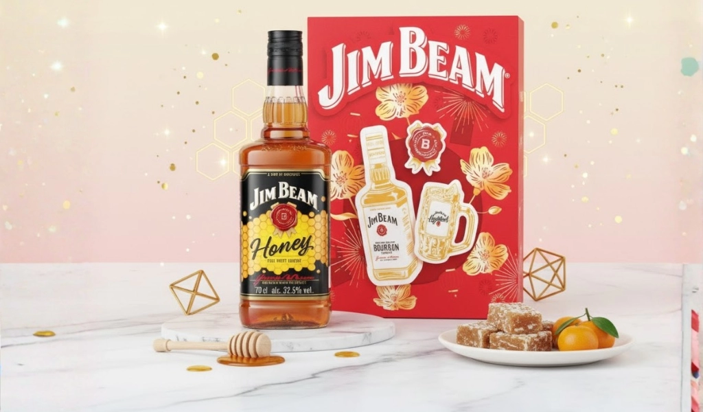 Jim Beam Honey Hộp Quà Tết