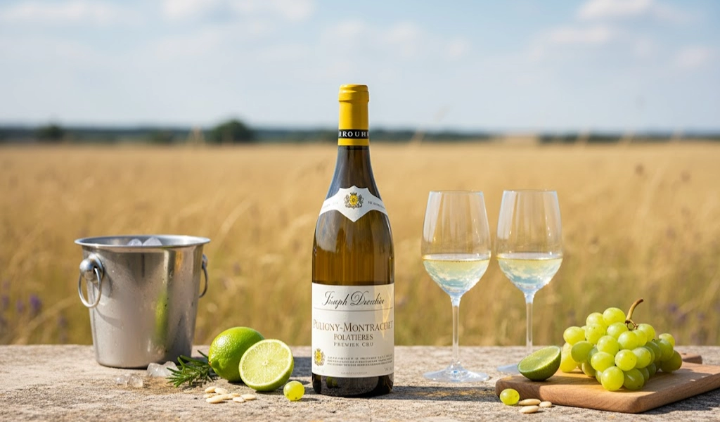 Rượu Vang Trắng Pháp Joseph Drouhin Puligny Montrachet Folatieres Premier Cru 2019