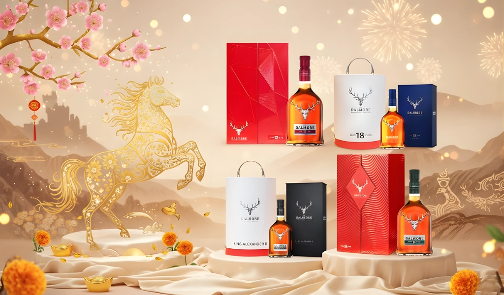 Tuyệt Phẩm Dalmore Hộp Quà Tết 2026 Hương Vị Hoàng Gia