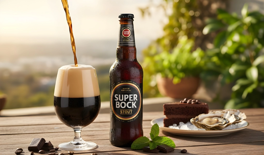 Super Bock Stout Bottle
