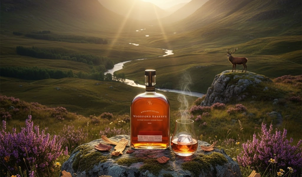 Rượu Whisky Woodford Reserve Kentucky Bourbon 1000ml