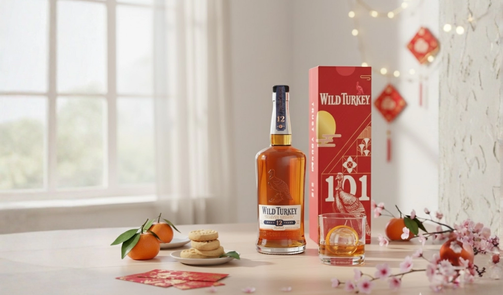 Rượu Whisky Wild Turkey 12 Year Old Hộp Quà Tết 2026