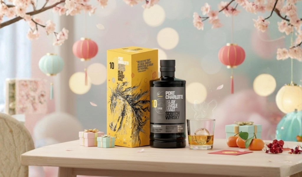 Rượu Whisky Bruichladdich Port Charlotte 10 Year Old Hộp Quà Tết 2026