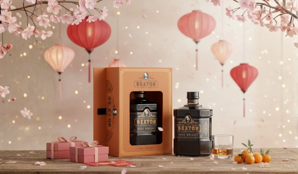 Rượu Whisky The Sexton Hộp Quà Tết 2026