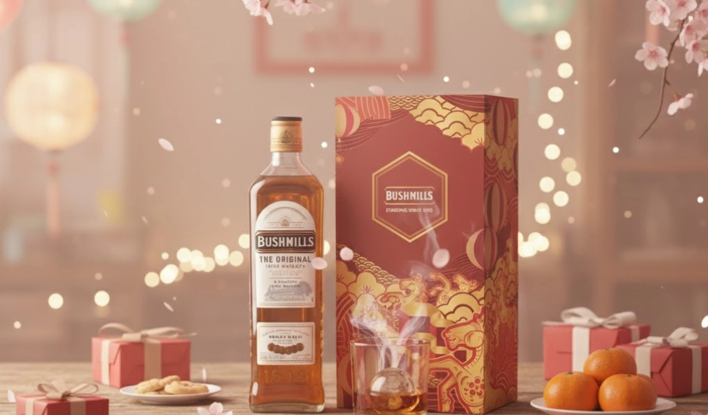 Rượu Whisky Bushmills Original Hộp Quà Tết 2026