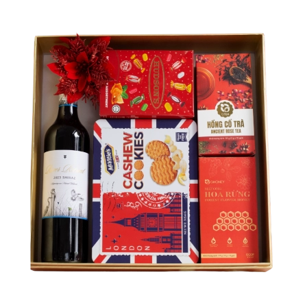 Rượu Vang Đỏ Úc Trentham Estate River Retreat Hộp Quà Tết 2026 Set Nghênh Sắc 1