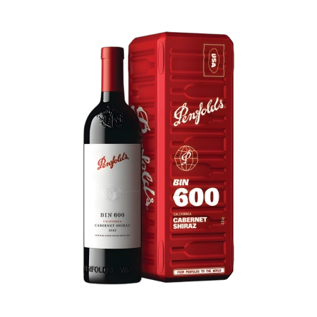 Rượu Vang Đỏ Úc Penfolds Bin 600 Hộp Quà Tết 2026 Hộp Thiếc