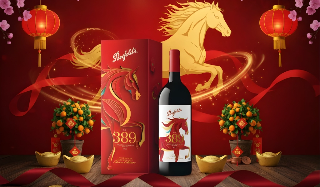 Penfolds Bin 389 1.5L Hộp Quà Tết 2026 Hoàn Hảo