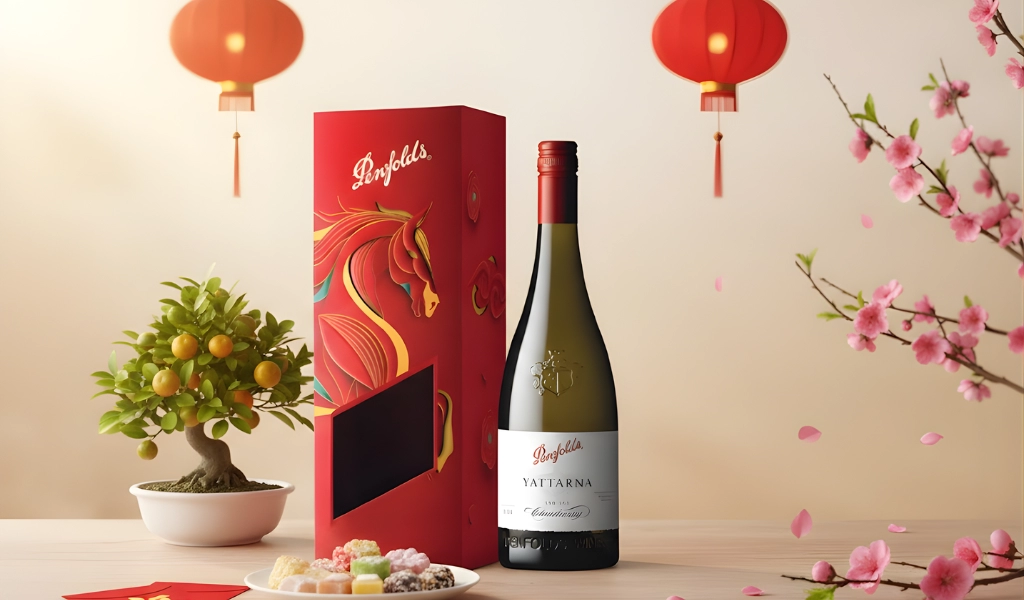 Penfolds bin 144 Yattarna Hộp Quà Tết 2026 Sống Động 