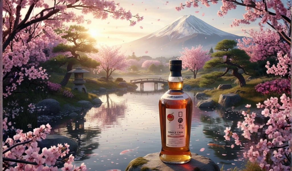 Rượu Whisky Nhật Hinomaru Sakura Cask No.9007