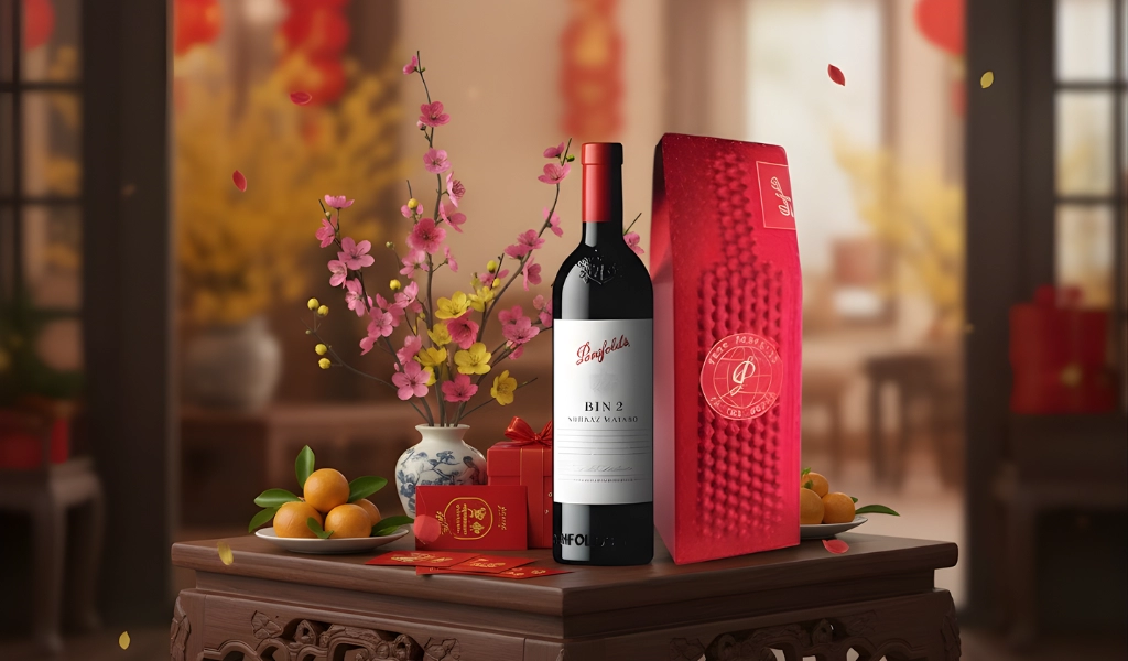 Penfolds Bin 2 Hộp Quà Tết 2026 Mềm Mại