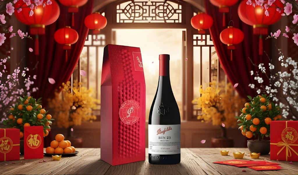Penfolds Bin 23 Hộp Quà Tết 2026 Sống Động