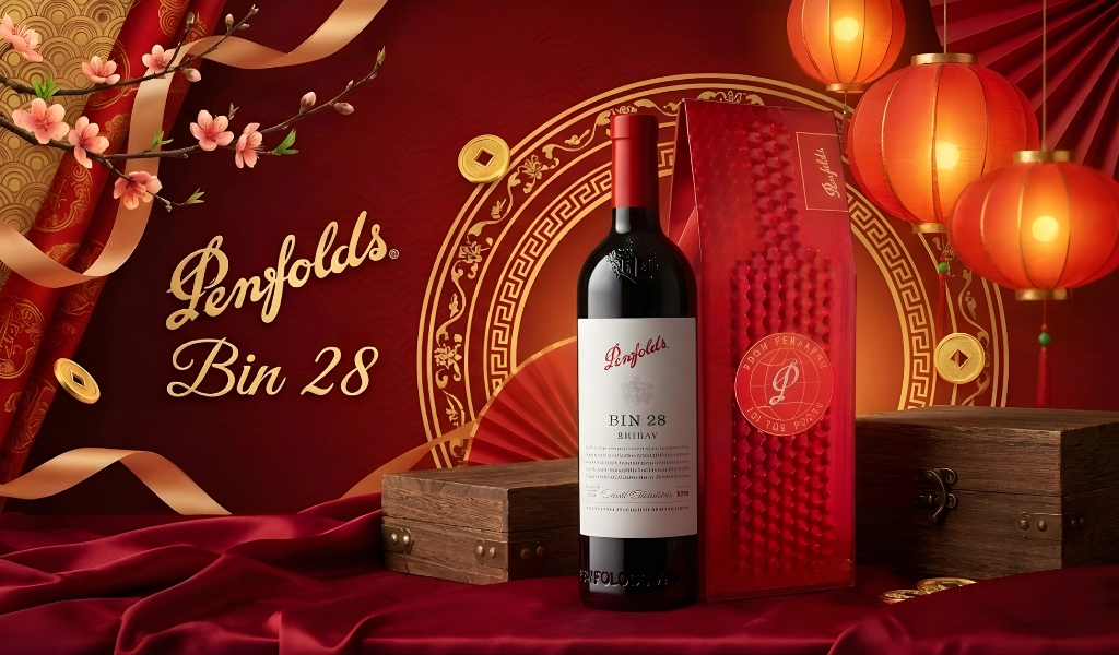 Rượu Vang Đỏ Úc Penfolds Bin 28 Hộp Quà Tết 2026