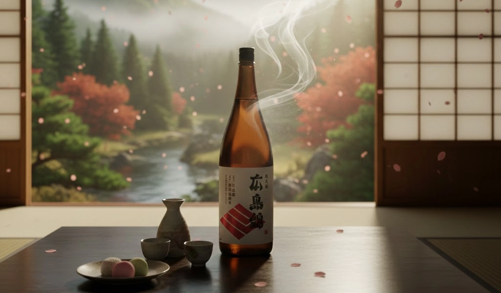 Rượu Sake Nhật Kamotsuru Junmai Hiroshima Nishiki 1.8L