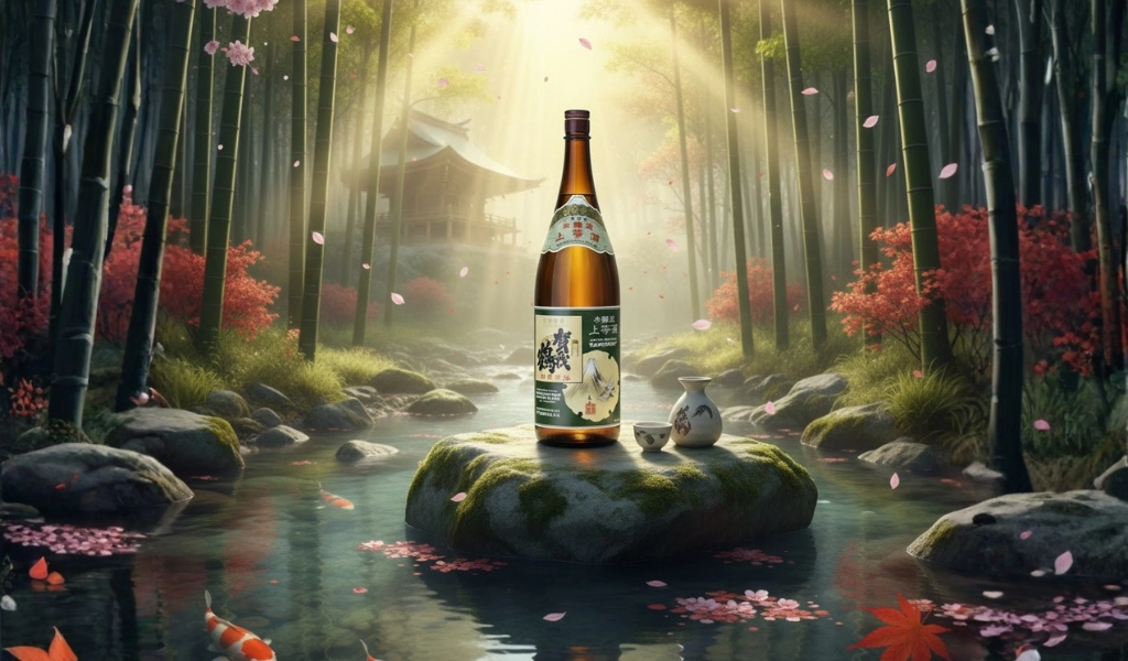 Rượu Sake Nhật Kamotsuru Honjozo Jotoshu 1.8L