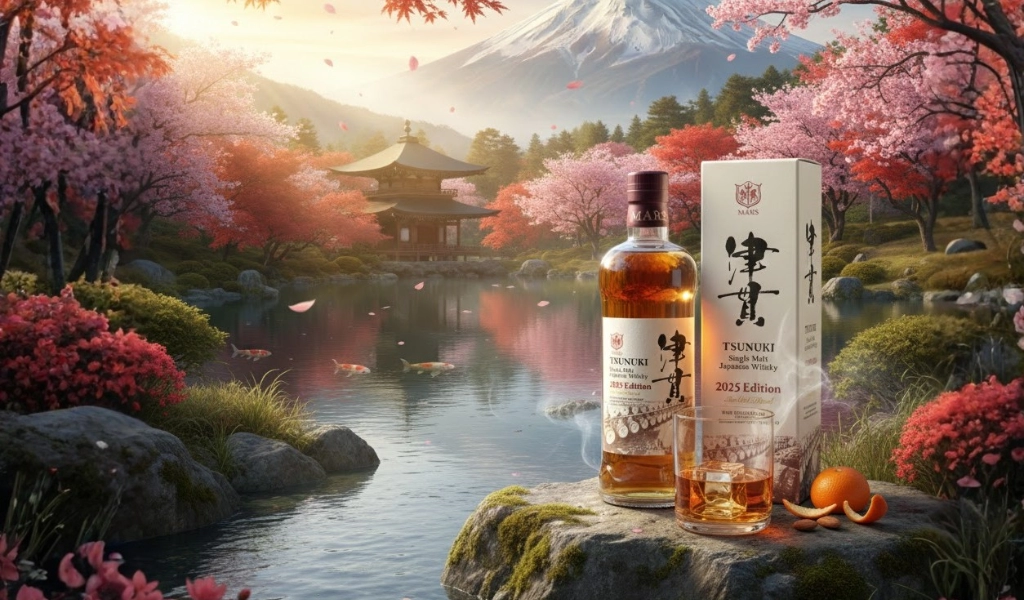 Rượu Whisky Nhật Mars Tsunuki Single Malt 2025 Edition