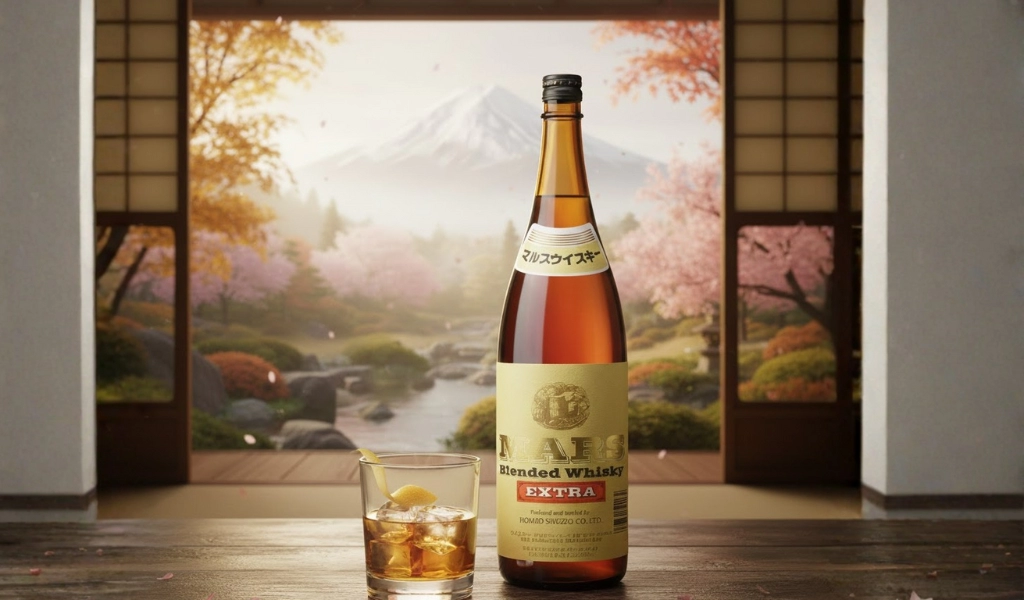Rượu Whisky Nhật Mars Blended Extra 1.8L