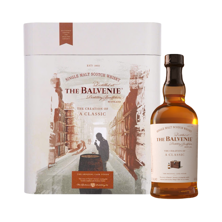 Rượu Whisky Balvenie The Creation of a Classic Phiên Bản Hộp Quà Kèm 2 Ly Cao Cấp