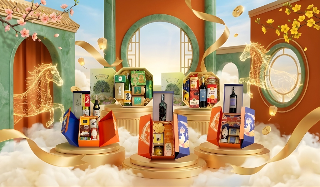 Giỏ Quà Tết 2026 Quà Biếu Sang Trọng