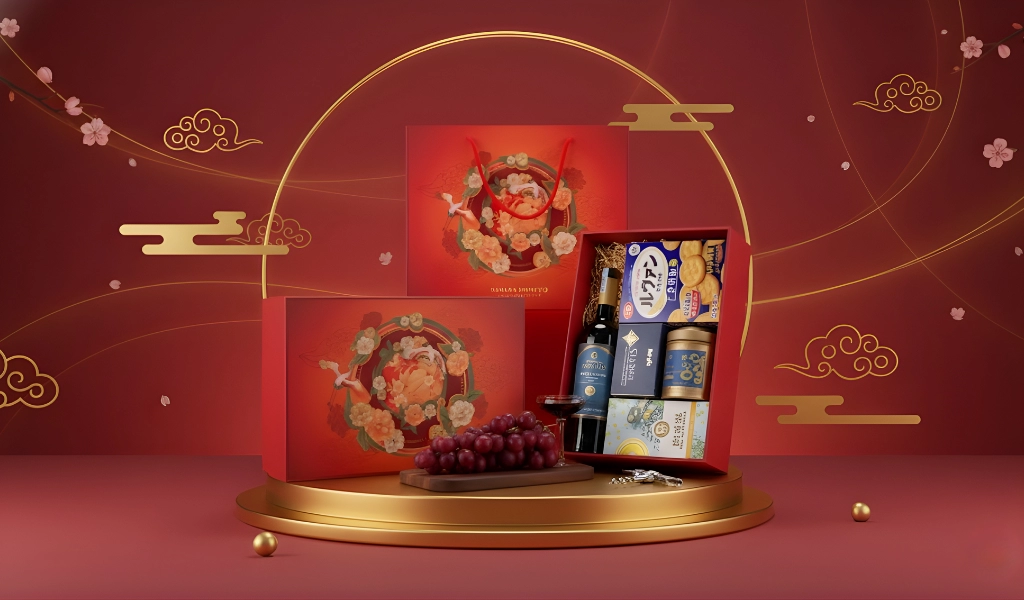 Set Quà Tết 2026 Với Rượu Vang Đỏ