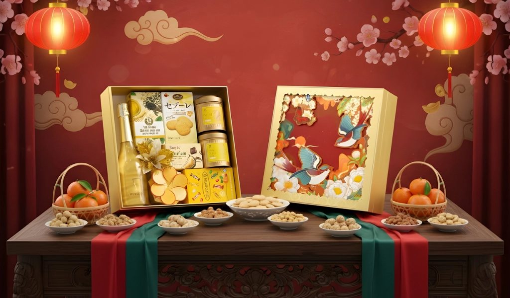 Hộp Quà Tết 2026 Set Nghênh Sắc 4 Độc Đáo