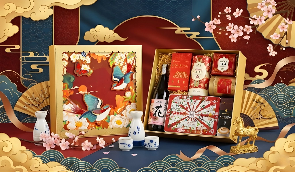 Set Quà Tết Rượu Sake Nhật Nghênh Sắc 10