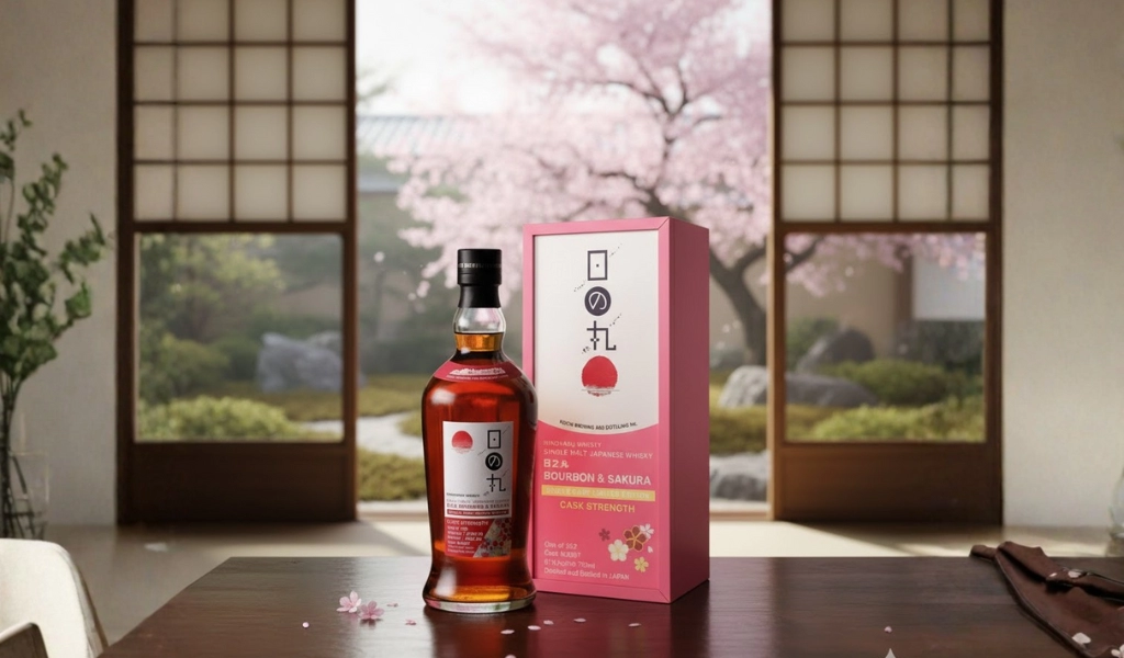 Rượu Whisky Nhật Hinomaru Bourbon & Sakura Single Cask Limited Edition