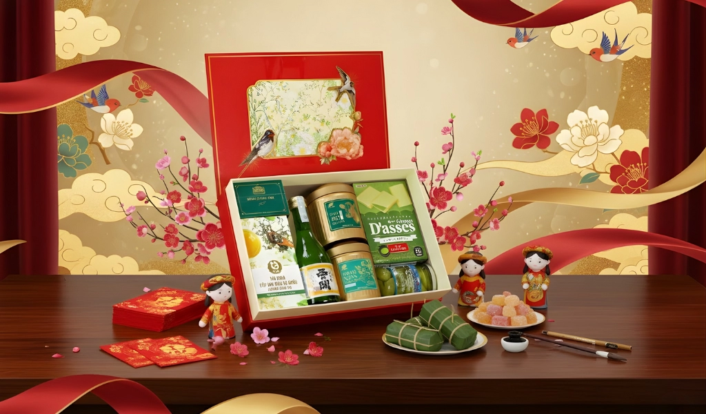 Hộp Quà Tết 2026 Set Lộc Viên Xuân 1 Êm Dịu