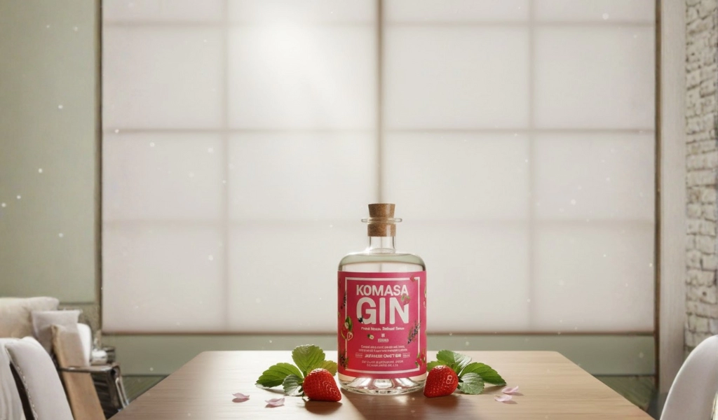 Rượu Gin Nhật Komasa Ichigo (Strawberry)