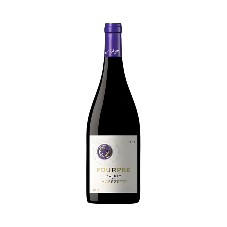 Rượu Vang Đỏ Pháp Pourpre Malbec By Lagrezette