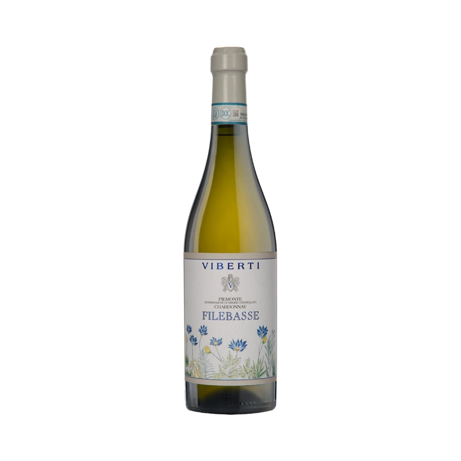 Rượu Vang Trắng Ý Viberti Piemonte Chardonnay Filebasse DOC
