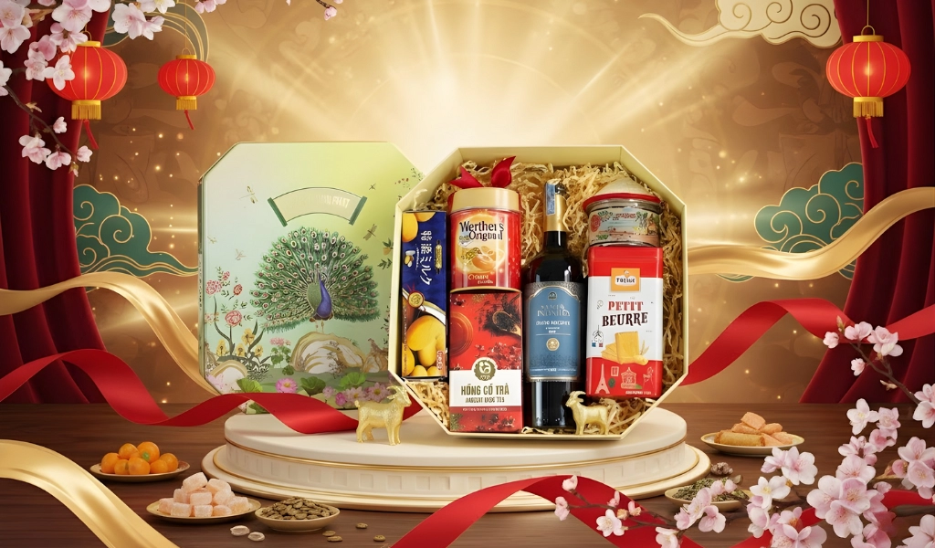 Hộp Quà Tết 2026 Set Tân Xuân Đại Phát 1 Ấm Áp