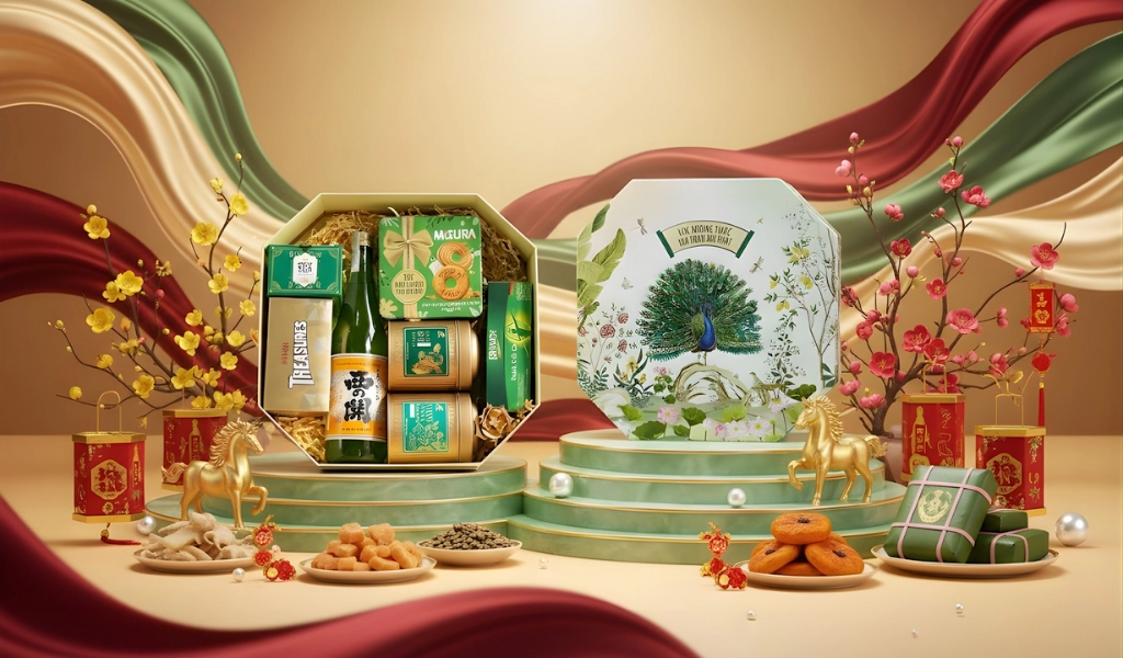 Hộp Quà Tết 2026 Set Tân Xuân Đại Phát 3 Thanh Tao