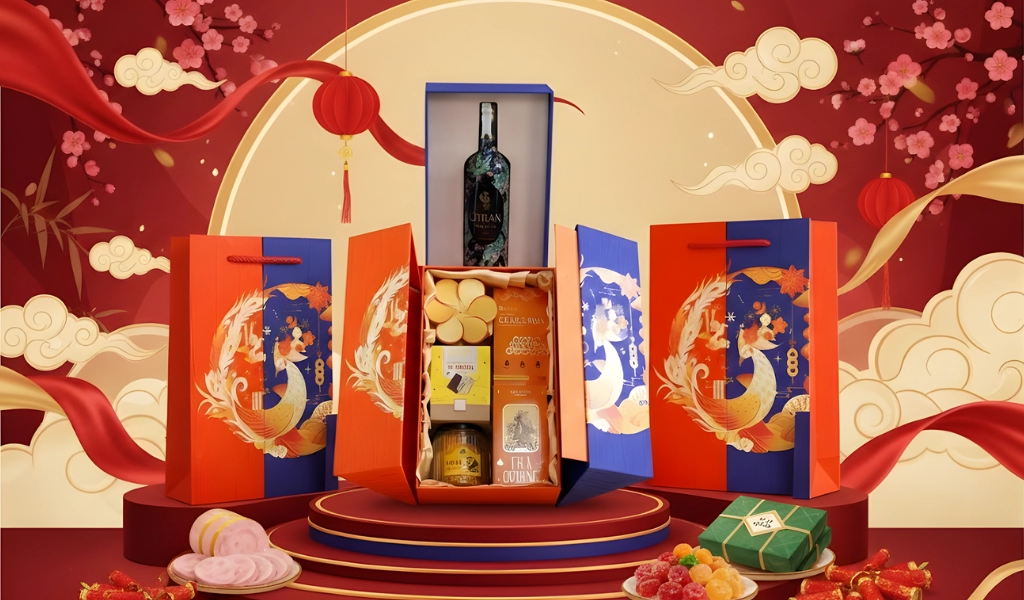 Hộp Quà Tết 2026 Set Lộc Khổng Tước 2 Thanh Lịch