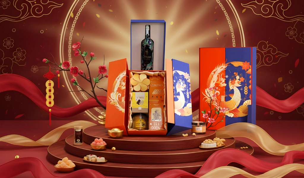 Hộp Quà Tết 2026 Set Lộc Khổng Tước 2 Chu Đáo