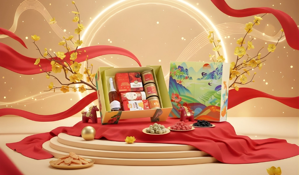 Hộp Quà Tết 2026 Set Tinh Hoa Hội Tụ 1 Sung Túc