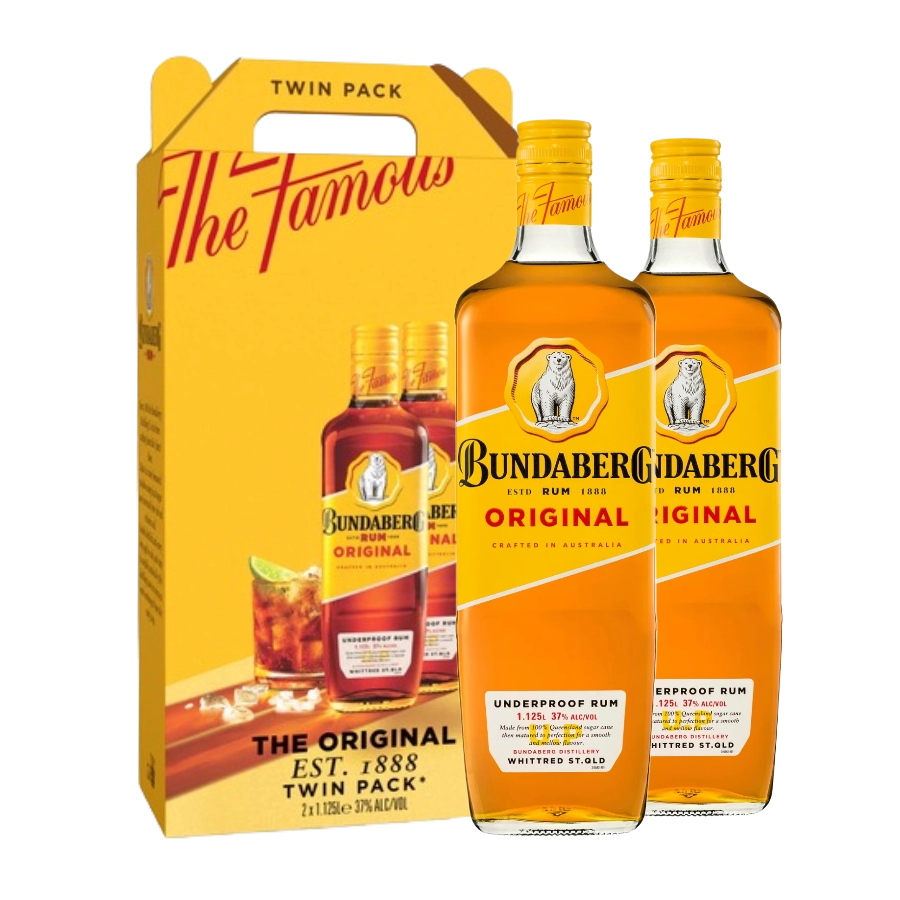 Rượu Rum Úc Bundaberg Original Twin-pack
