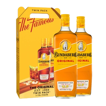 Rượu Rum Úc Bundaberg Original Twin-pack