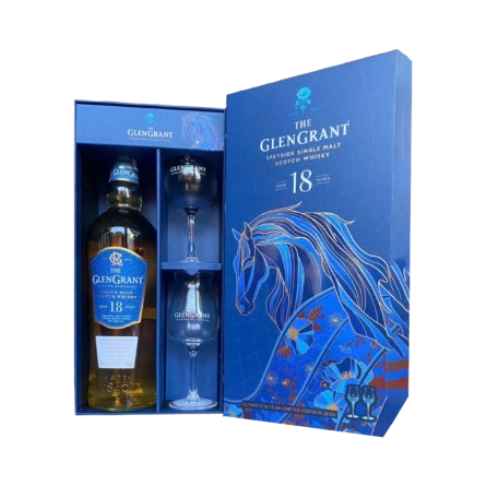 Rượu Whisky Glen Grant 18 Year Old Year Of Horse Hộp Quà Tết 2026