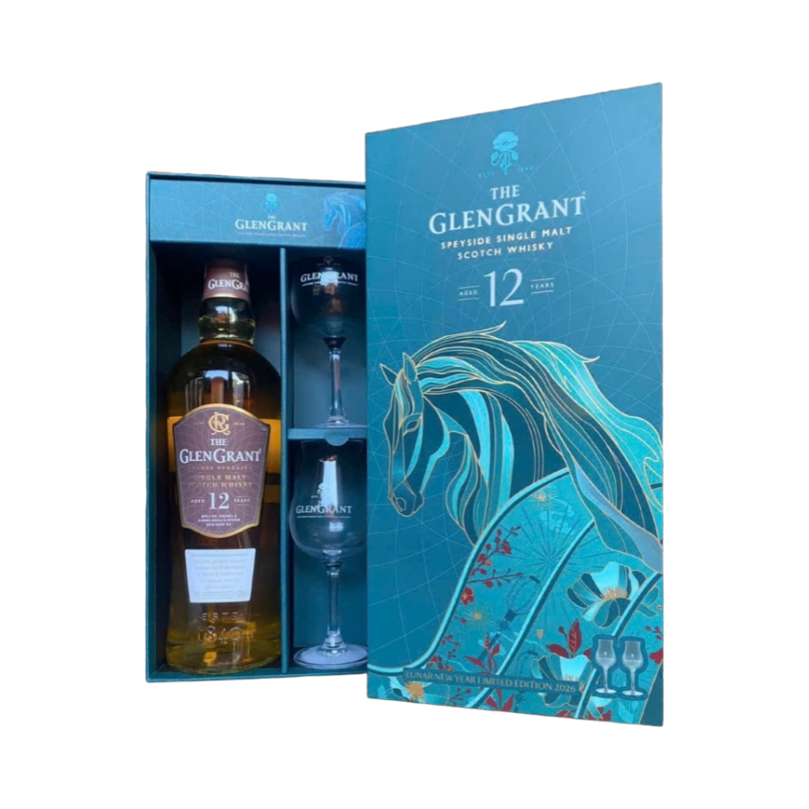 Rượu Whisky Glen Grant 12 Year Old Year Of Horse Hộp Quà Tết 2026