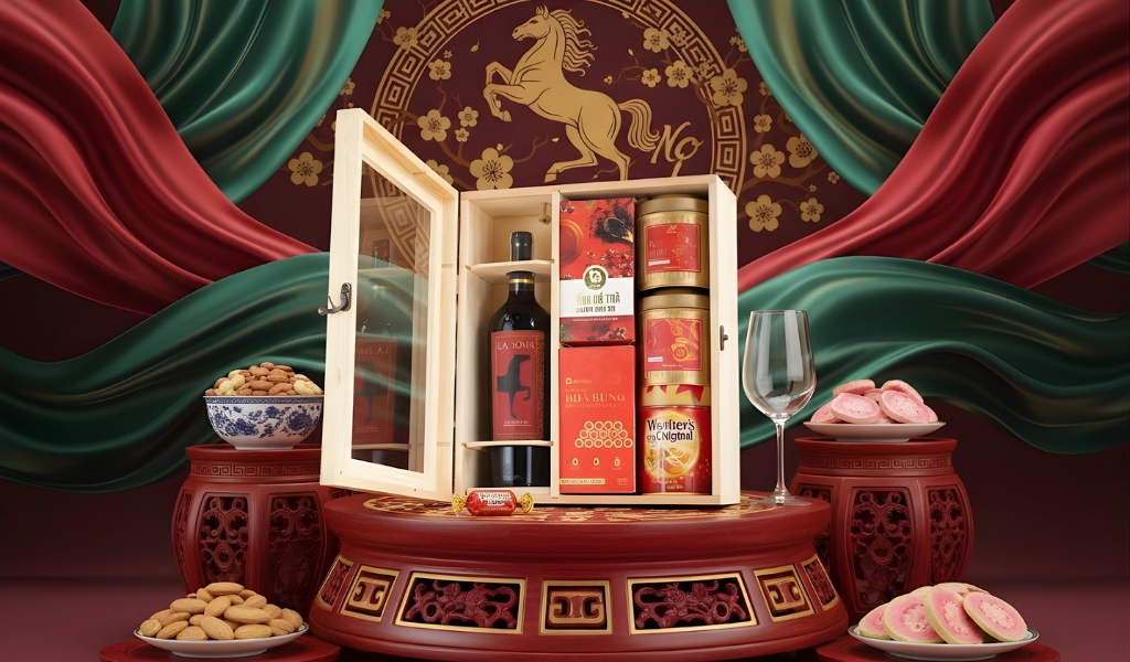 Hộp Quà Tết 2026 Set Mộc Xuân 1 Bền Vững